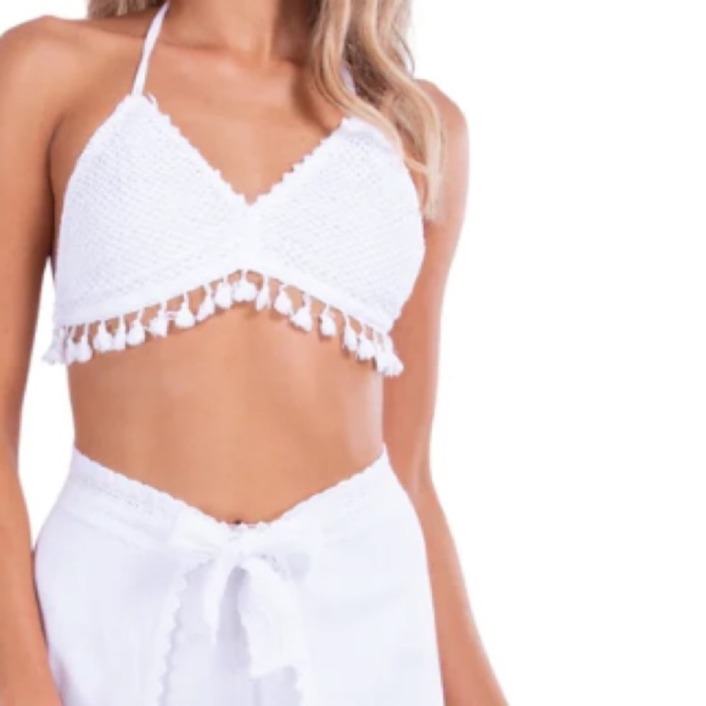 Peruvian cotton crochet top